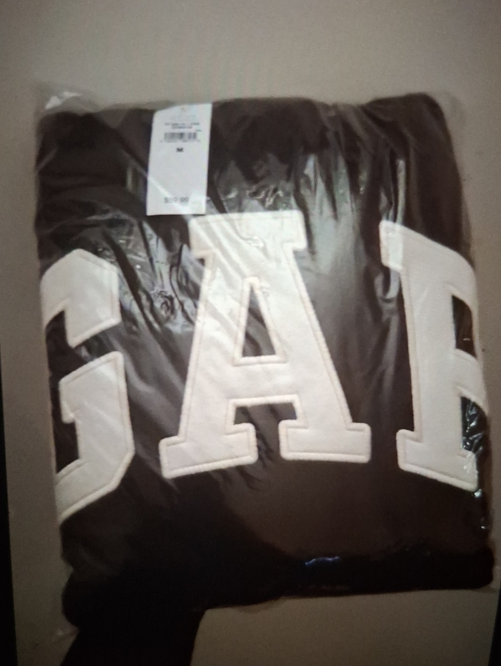 GAP Brown Sweatshirt with White Logo Letters
